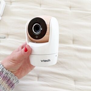 VTech White & Wood Baby Monitor Camera